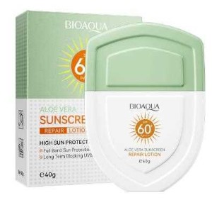 BIOAOUA芦荟防晒修护乳 SPF60+ PA+++(外文版) 40g