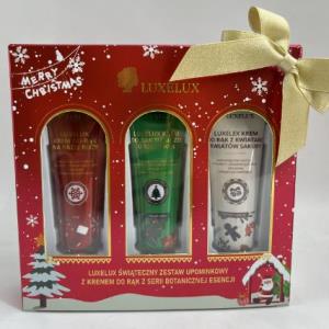 kézkrém csomag Luxelux 护手霜圣诞套装 A (玫瑰 + 樱花 + 乳木果)